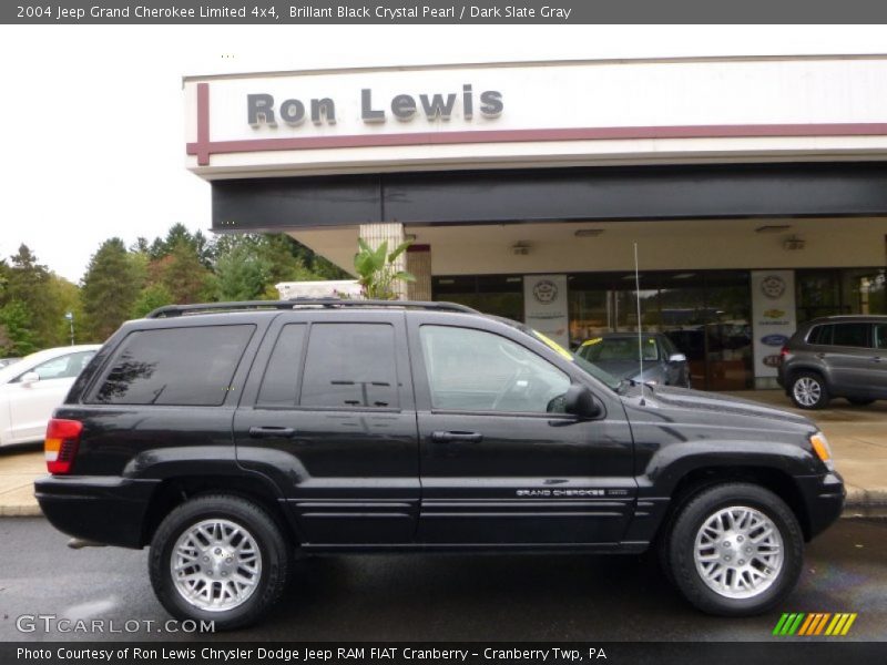 Brillant Black Crystal Pearl / Dark Slate Gray 2004 Jeep Grand Cherokee Limited 4x4