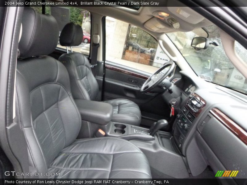Brillant Black Crystal Pearl / Dark Slate Gray 2004 Jeep Grand Cherokee Limited 4x4