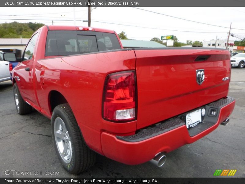 Flame Red / Black/Diesel Gray 2016 Ram 1500 Express Regular Cab 4x4