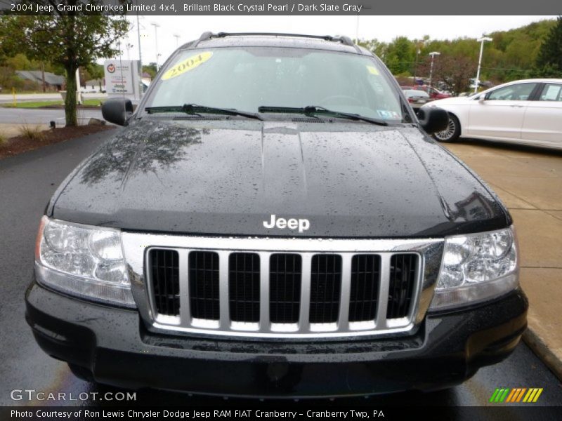 Brillant Black Crystal Pearl / Dark Slate Gray 2004 Jeep Grand Cherokee Limited 4x4