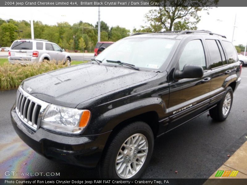 Brillant Black Crystal Pearl / Dark Slate Gray 2004 Jeep Grand Cherokee Limited 4x4