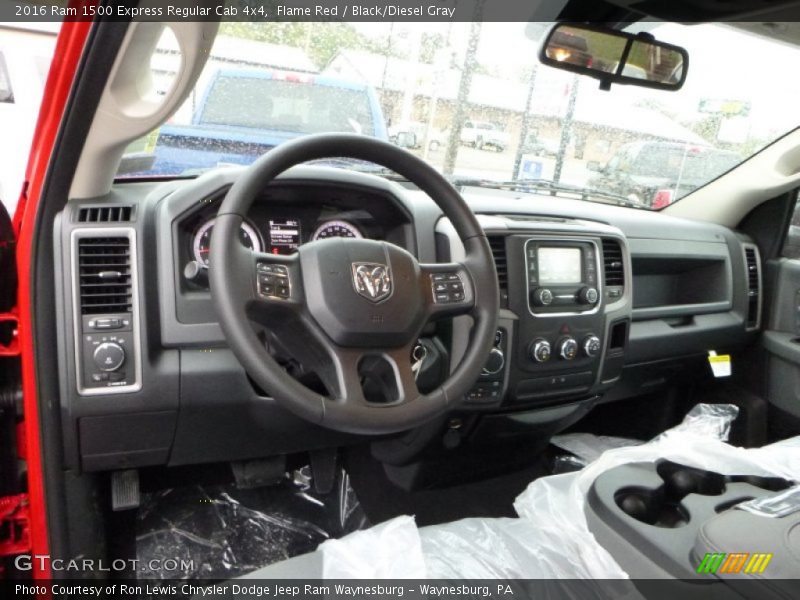Flame Red / Black/Diesel Gray 2016 Ram 1500 Express Regular Cab 4x4