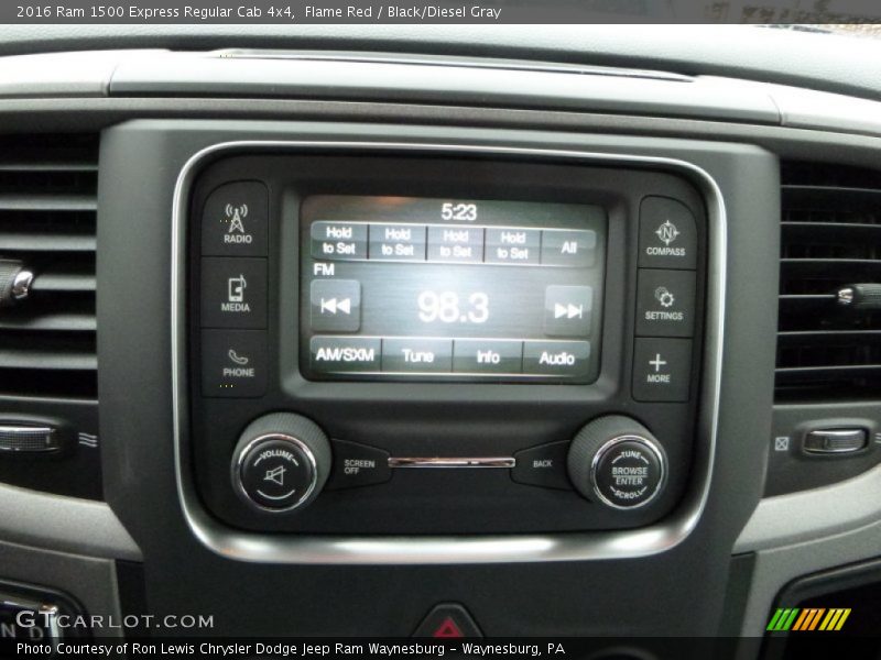 Flame Red / Black/Diesel Gray 2016 Ram 1500 Express Regular Cab 4x4