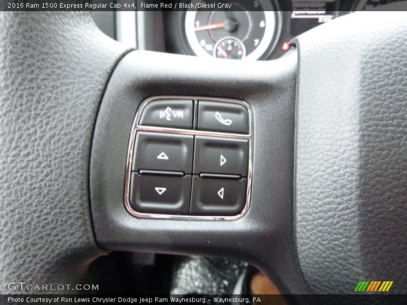 Flame Red / Black/Diesel Gray 2016 Ram 1500 Express Regular Cab 4x4