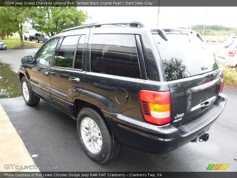 Brillant Black Crystal Pearl / Dark Slate Gray 2004 Jeep Grand Cherokee Limited 4x4