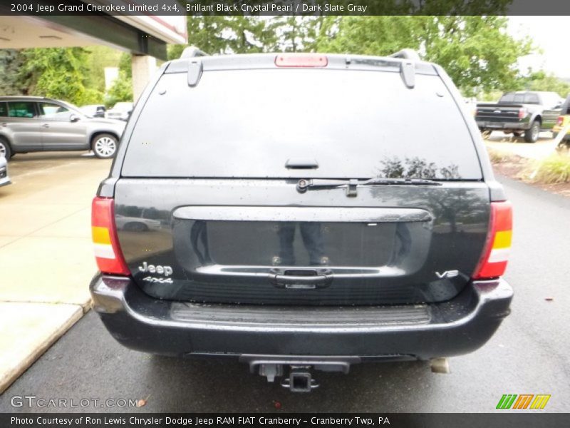 Brillant Black Crystal Pearl / Dark Slate Gray 2004 Jeep Grand Cherokee Limited 4x4
