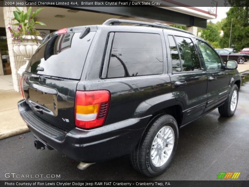 Brillant Black Crystal Pearl / Dark Slate Gray 2004 Jeep Grand Cherokee Limited 4x4