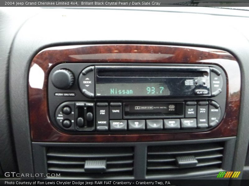 Brillant Black Crystal Pearl / Dark Slate Gray 2004 Jeep Grand Cherokee Limited 4x4