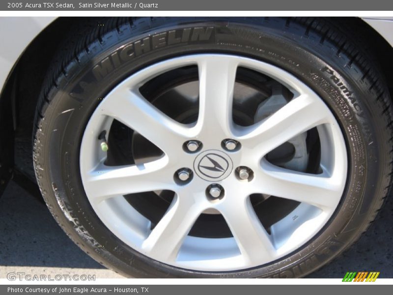 Satin Silver Metallic / Quartz 2005 Acura TSX Sedan
