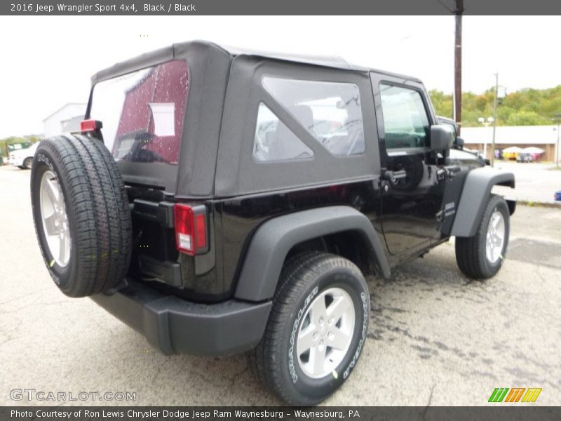 Black / Black 2016 Jeep Wrangler Sport 4x4