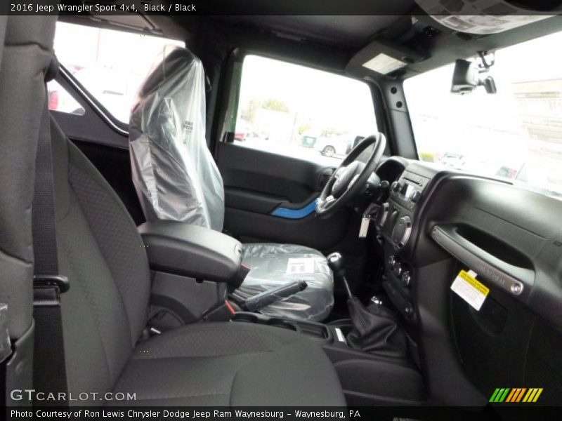 Black / Black 2016 Jeep Wrangler Sport 4x4