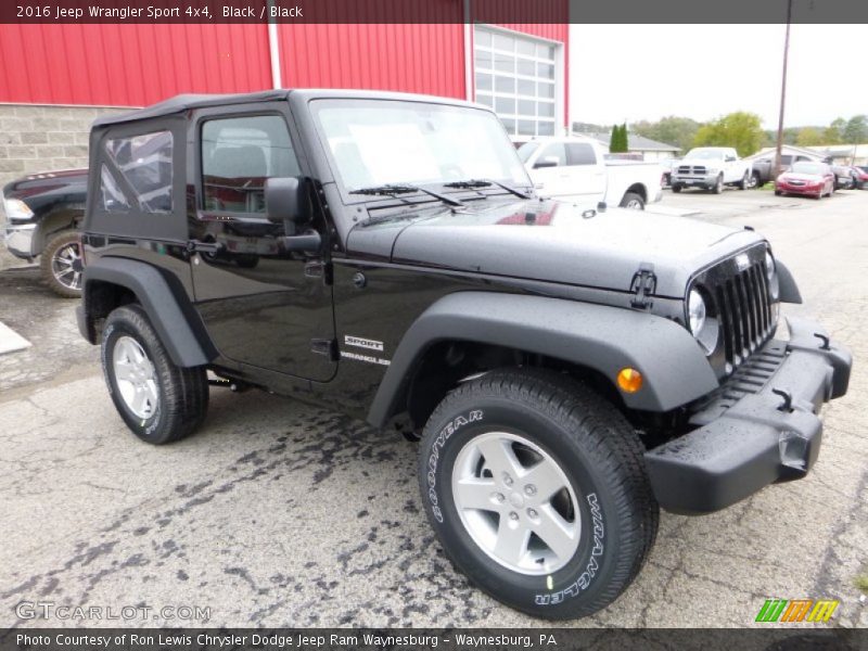 Front 3/4 View of 2016 Wrangler Sport 4x4