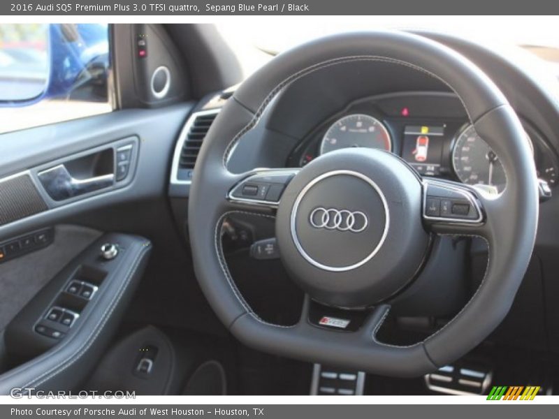 Sepang Blue Pearl / Black 2016 Audi SQ5 Premium Plus 3.0 TFSI quattro