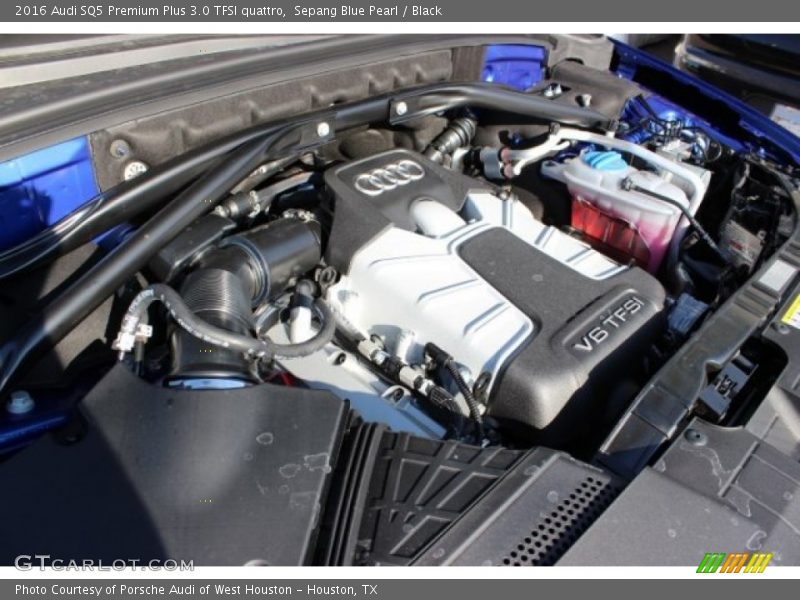 Sepang Blue Pearl / Black 2016 Audi SQ5 Premium Plus 3.0 TFSI quattro
