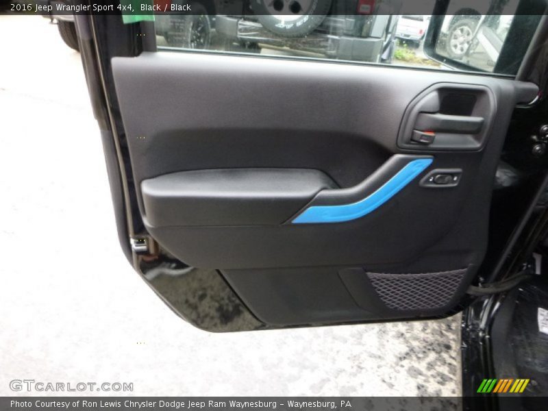 Black / Black 2016 Jeep Wrangler Sport 4x4