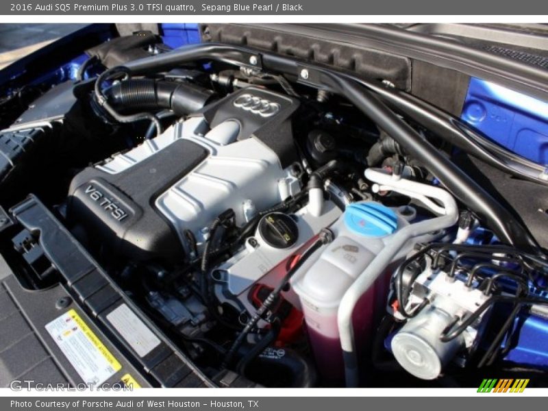 Sepang Blue Pearl / Black 2016 Audi SQ5 Premium Plus 3.0 TFSI quattro