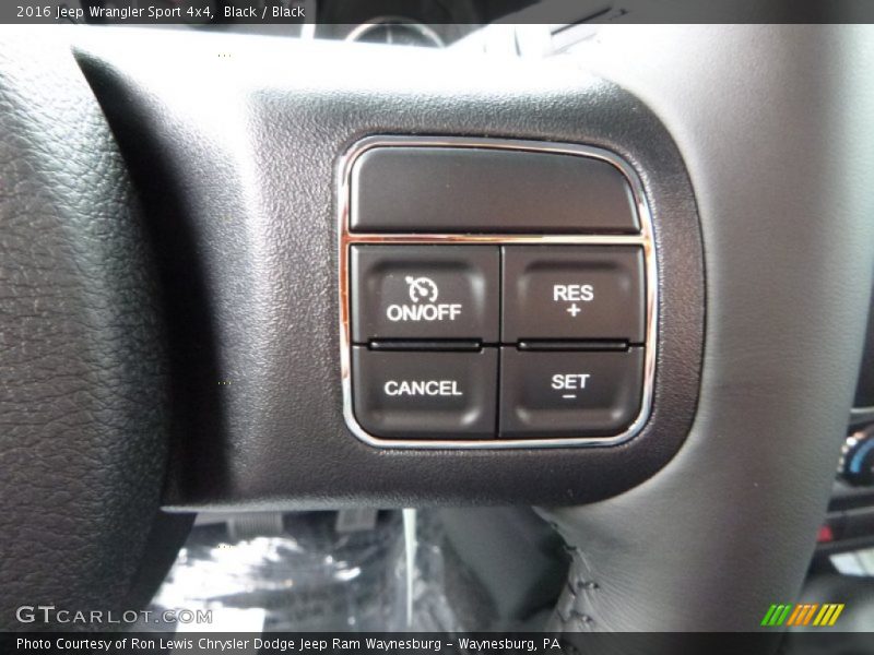 Black / Black 2016 Jeep Wrangler Sport 4x4