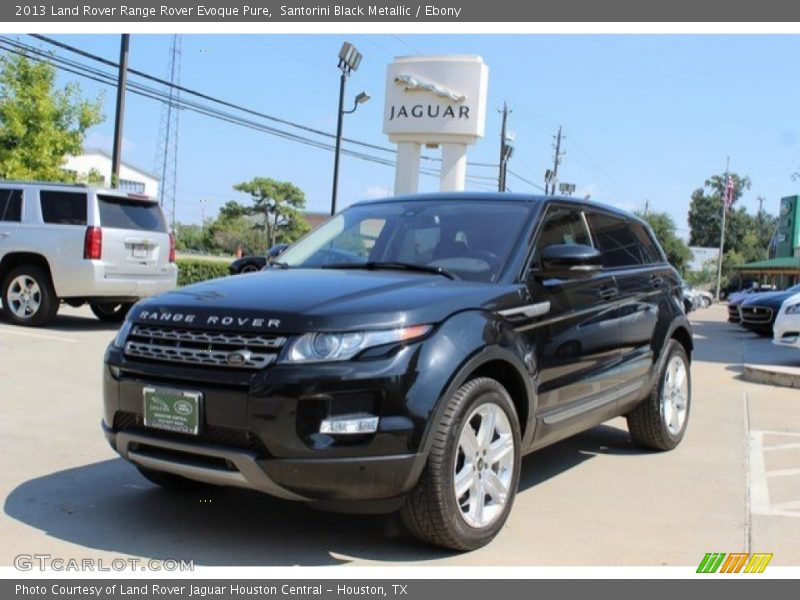 Santorini Black Metallic / Ebony 2013 Land Rover Range Rover Evoque Pure