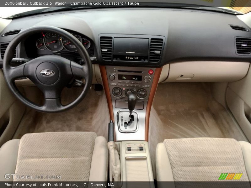 Champagne Gold Opalescent / Taupe 2006 Subaru Outback 2.5i Wagon