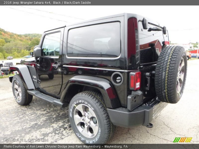 Black / Black/Dark Saddle 2016 Jeep Wrangler Sahara 4x4