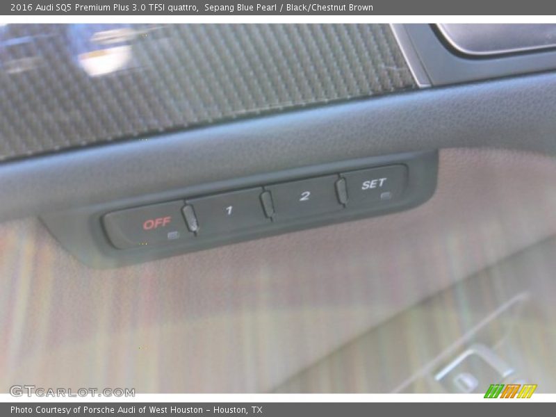 Sepang Blue Pearl / Black/Chestnut Brown 2016 Audi SQ5 Premium Plus 3.0 TFSI quattro