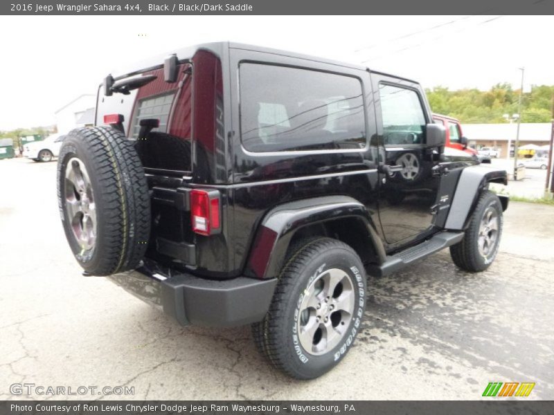 Black / Black/Dark Saddle 2016 Jeep Wrangler Sahara 4x4