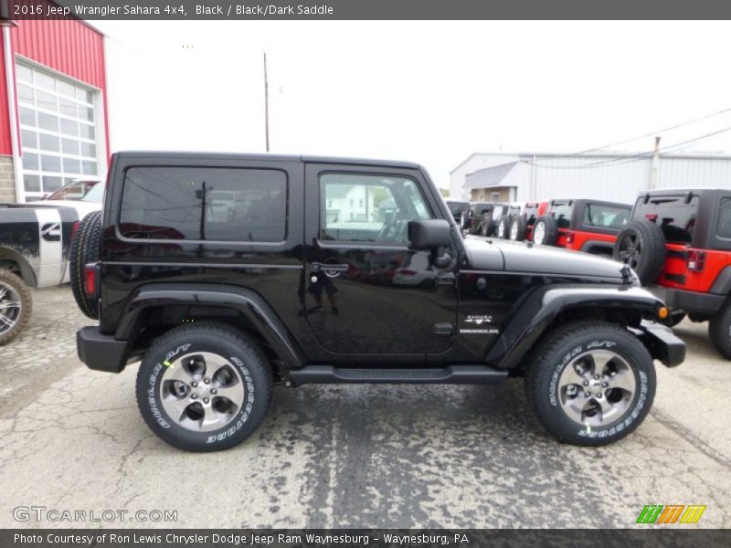 Black / Black/Dark Saddle 2016 Jeep Wrangler Sahara 4x4