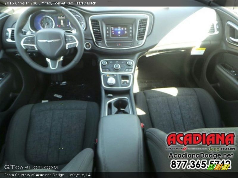 Velvet Red Pearl / Black 2016 Chrysler 200 Limited
