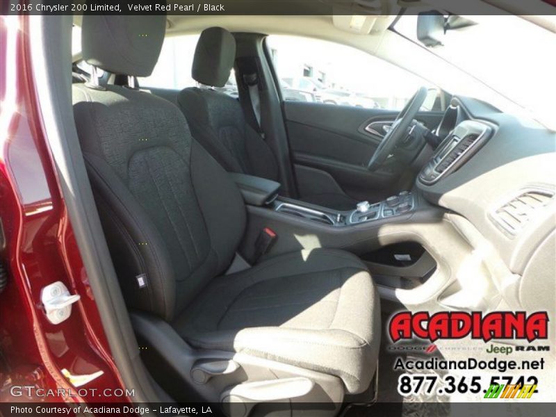 Velvet Red Pearl / Black 2016 Chrysler 200 Limited