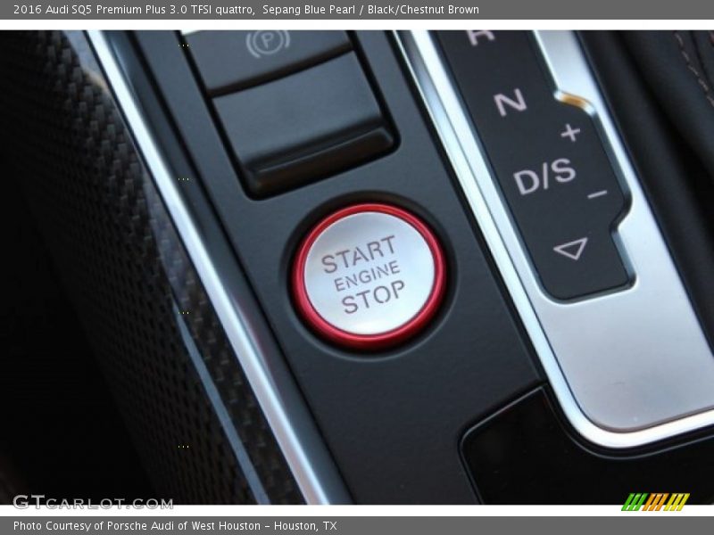 Sepang Blue Pearl / Black/Chestnut Brown 2016 Audi SQ5 Premium Plus 3.0 TFSI quattro
