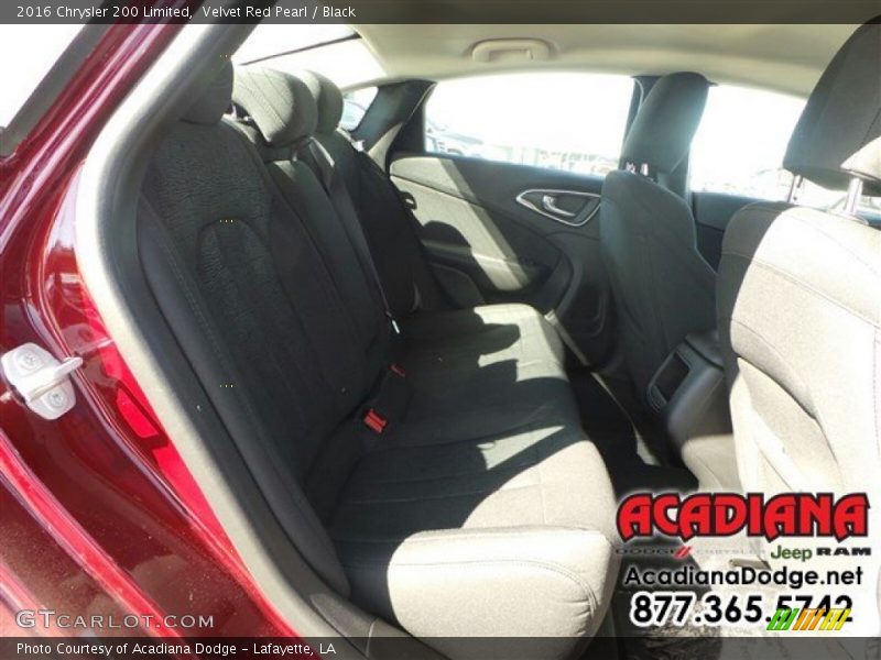 Velvet Red Pearl / Black 2016 Chrysler 200 Limited
