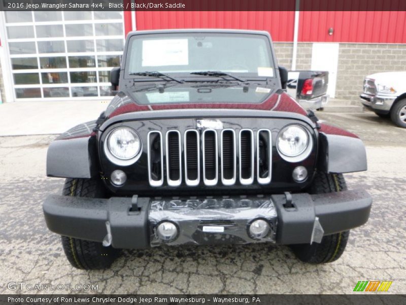Black / Black/Dark Saddle 2016 Jeep Wrangler Sahara 4x4