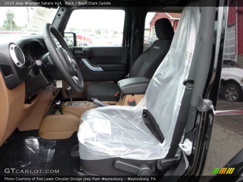 Black / Black/Dark Saddle 2016 Jeep Wrangler Sahara 4x4
