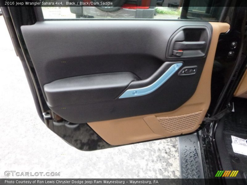 Black / Black/Dark Saddle 2016 Jeep Wrangler Sahara 4x4