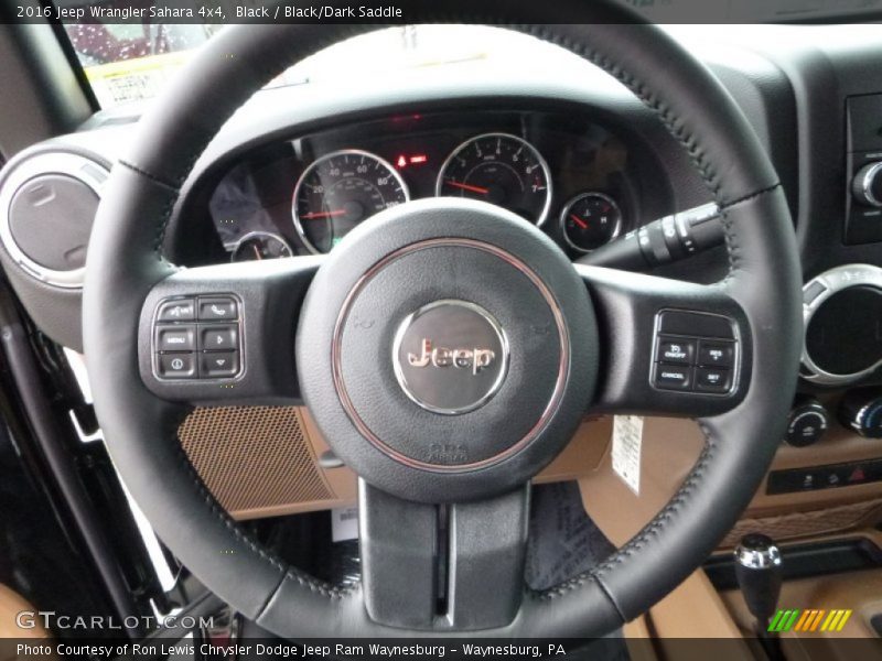Black / Black/Dark Saddle 2016 Jeep Wrangler Sahara 4x4