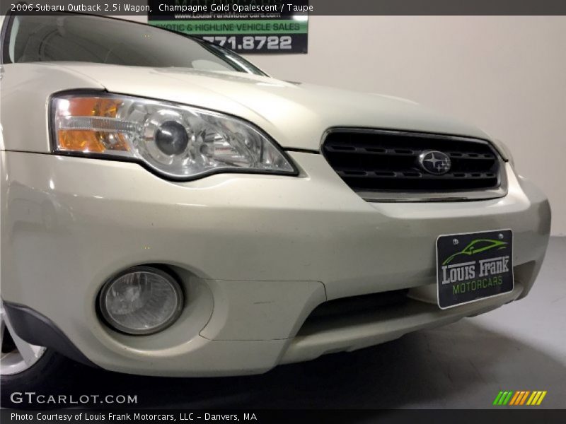 Champagne Gold Opalescent / Taupe 2006 Subaru Outback 2.5i Wagon