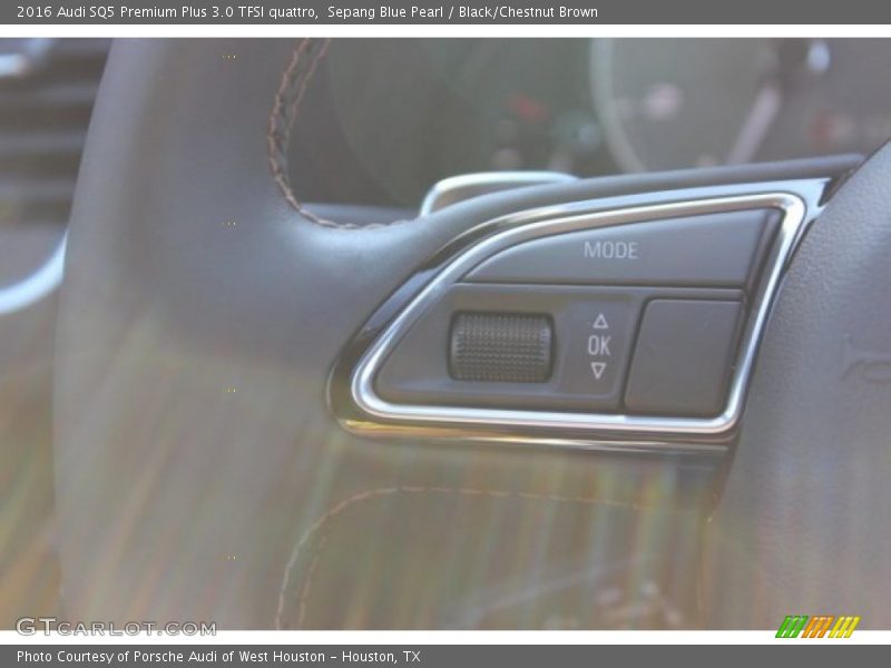 Sepang Blue Pearl / Black/Chestnut Brown 2016 Audi SQ5 Premium Plus 3.0 TFSI quattro