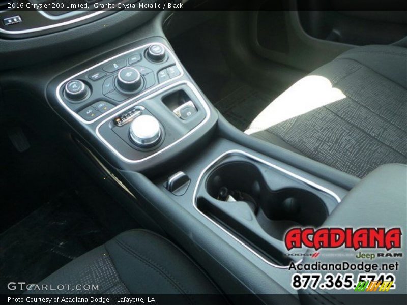 Granite Crystal Metallic / Black 2016 Chrysler 200 Limited