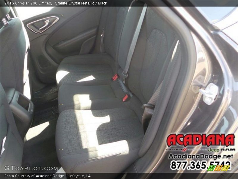 Granite Crystal Metallic / Black 2016 Chrysler 200 Limited
