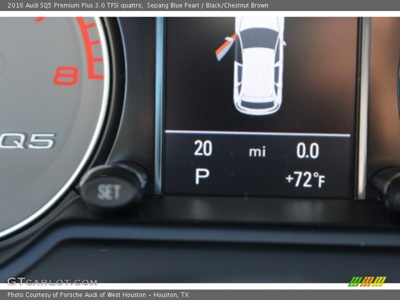 Sepang Blue Pearl / Black/Chestnut Brown 2016 Audi SQ5 Premium Plus 3.0 TFSI quattro