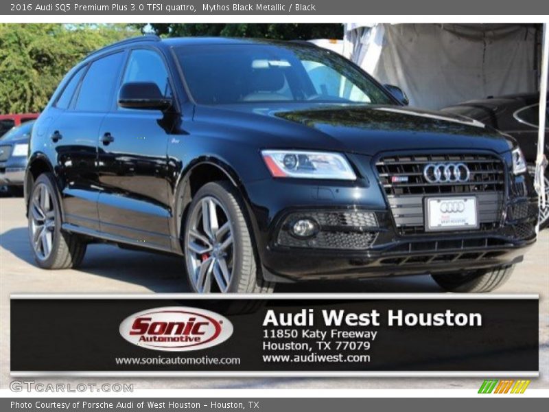Mythos Black Metallic / Black 2016 Audi SQ5 Premium Plus 3.0 TFSI quattro