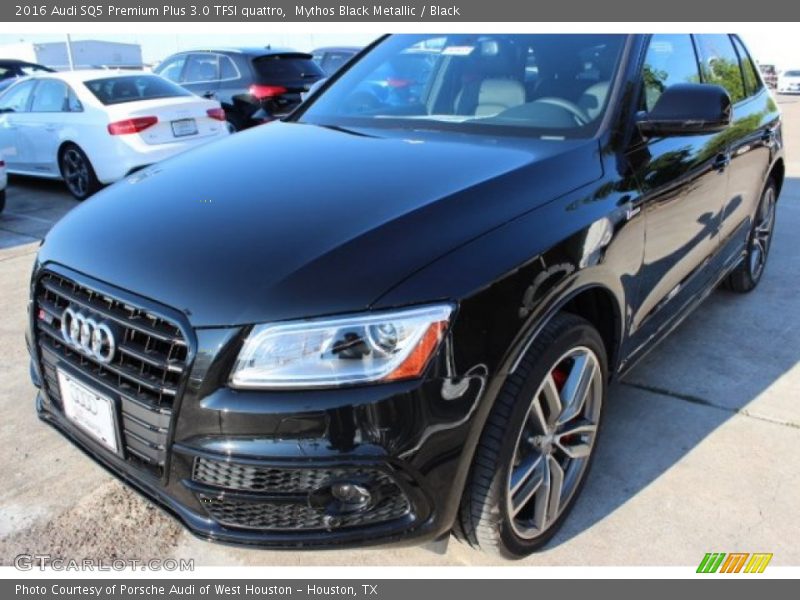 Mythos Black Metallic / Black 2016 Audi SQ5 Premium Plus 3.0 TFSI quattro