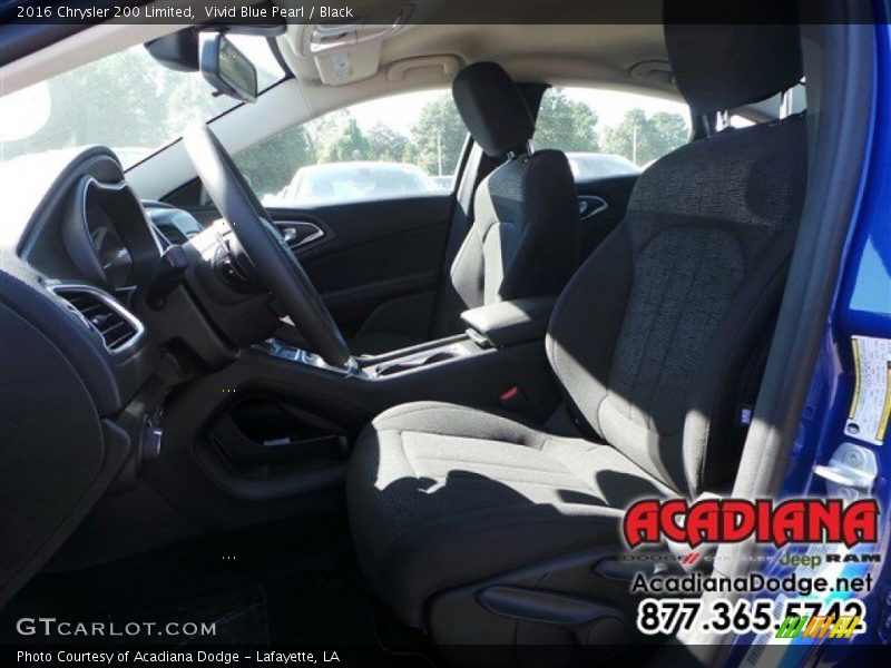 Vivid Blue Pearl / Black 2016 Chrysler 200 Limited