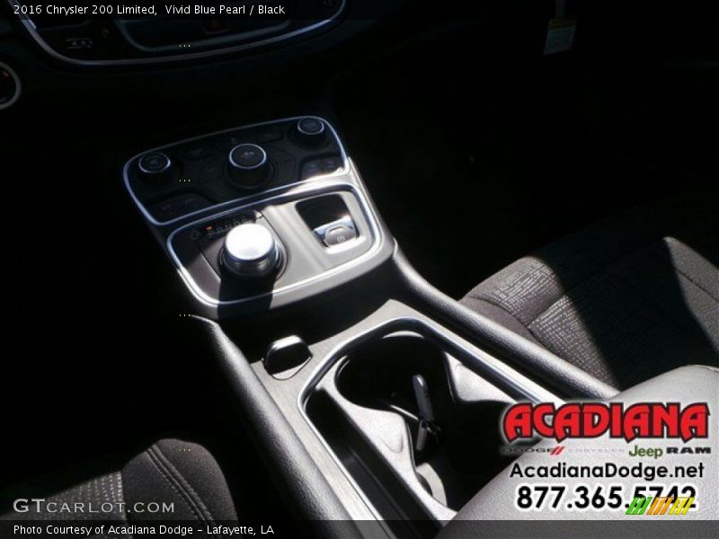 Vivid Blue Pearl / Black 2016 Chrysler 200 Limited