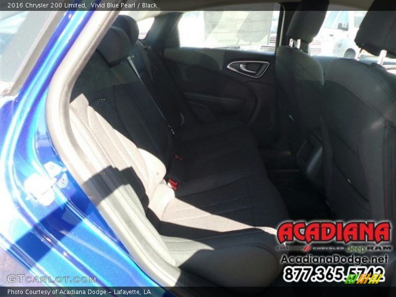 Vivid Blue Pearl / Black 2016 Chrysler 200 Limited