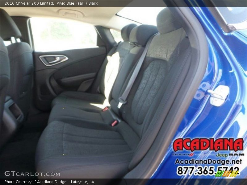Vivid Blue Pearl / Black 2016 Chrysler 200 Limited