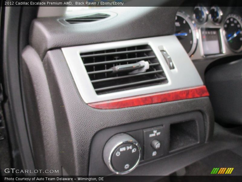 Black Raven / Ebony/Ebony 2012 Cadillac Escalade Premium AWD