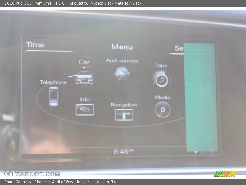 Mythos Black Metallic / Black 2016 Audi SQ5 Premium Plus 3.0 TFSI quattro