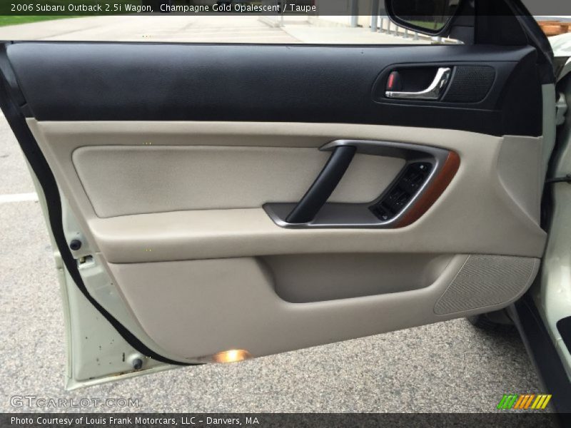Champagne Gold Opalescent / Taupe 2006 Subaru Outback 2.5i Wagon