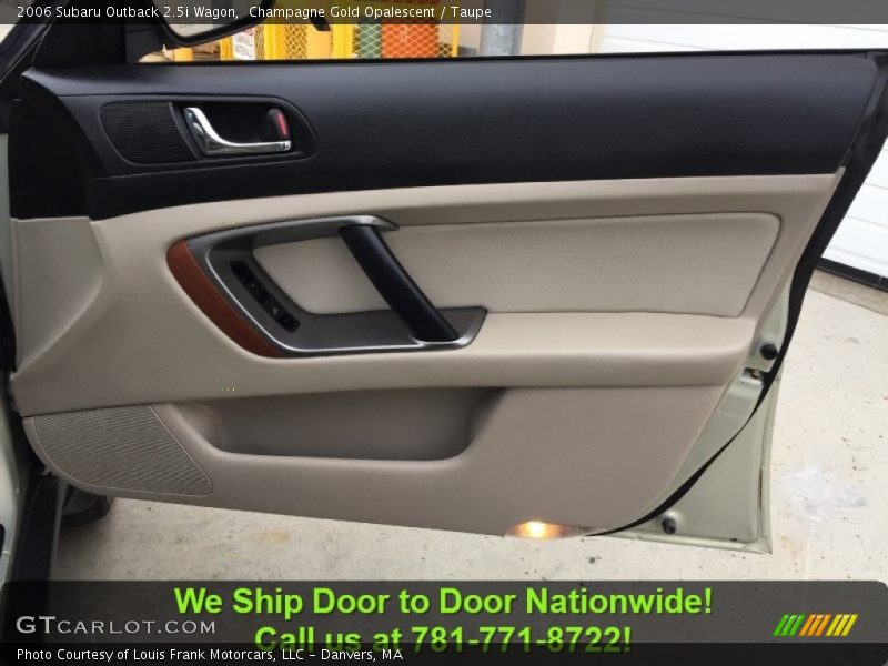 Champagne Gold Opalescent / Taupe 2006 Subaru Outback 2.5i Wagon